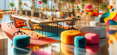 El interiorismo ayuda a mejorar los espacios de trabajo