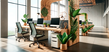 Adopta la sostenibilidad con el mobiliario reciclado y reacondicionado de Reoffice