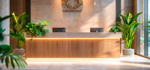 Deja que tu oficina transmita marca de tu negocio.