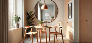 Cómo decorar un comedor pequeño para hacerlo más amplio